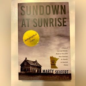 Sundown At Sunrise-Historical Fiction Crime Book-Marty Siefert-Autographed Copy